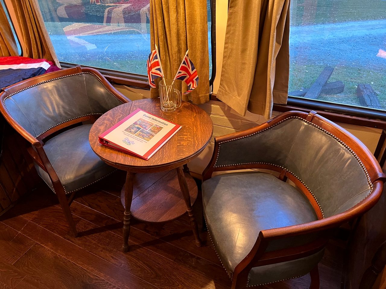 Feel Like Royalty in this Luxurious London Bus near Bryson City, North Carolina