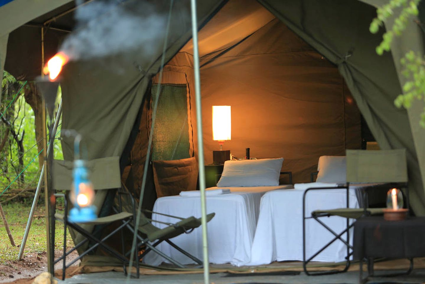 Exotic Tent Getaway for Three in Wilpattu National Park, Sri Lanka