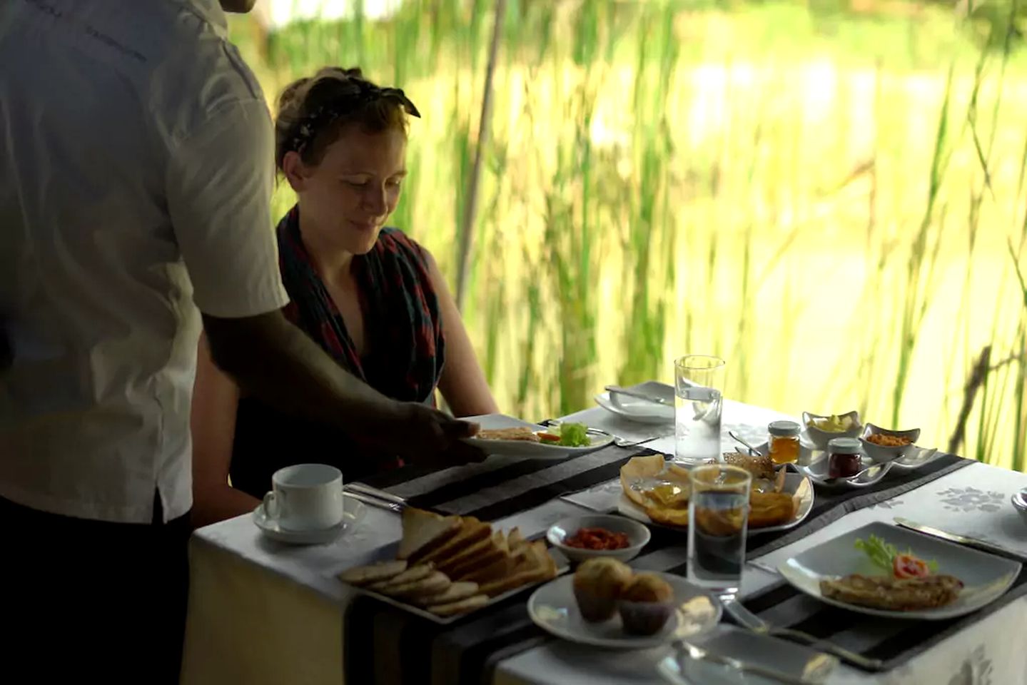 Safari Tent with Lush Forest Views In Yala National Park, Sri Lanka