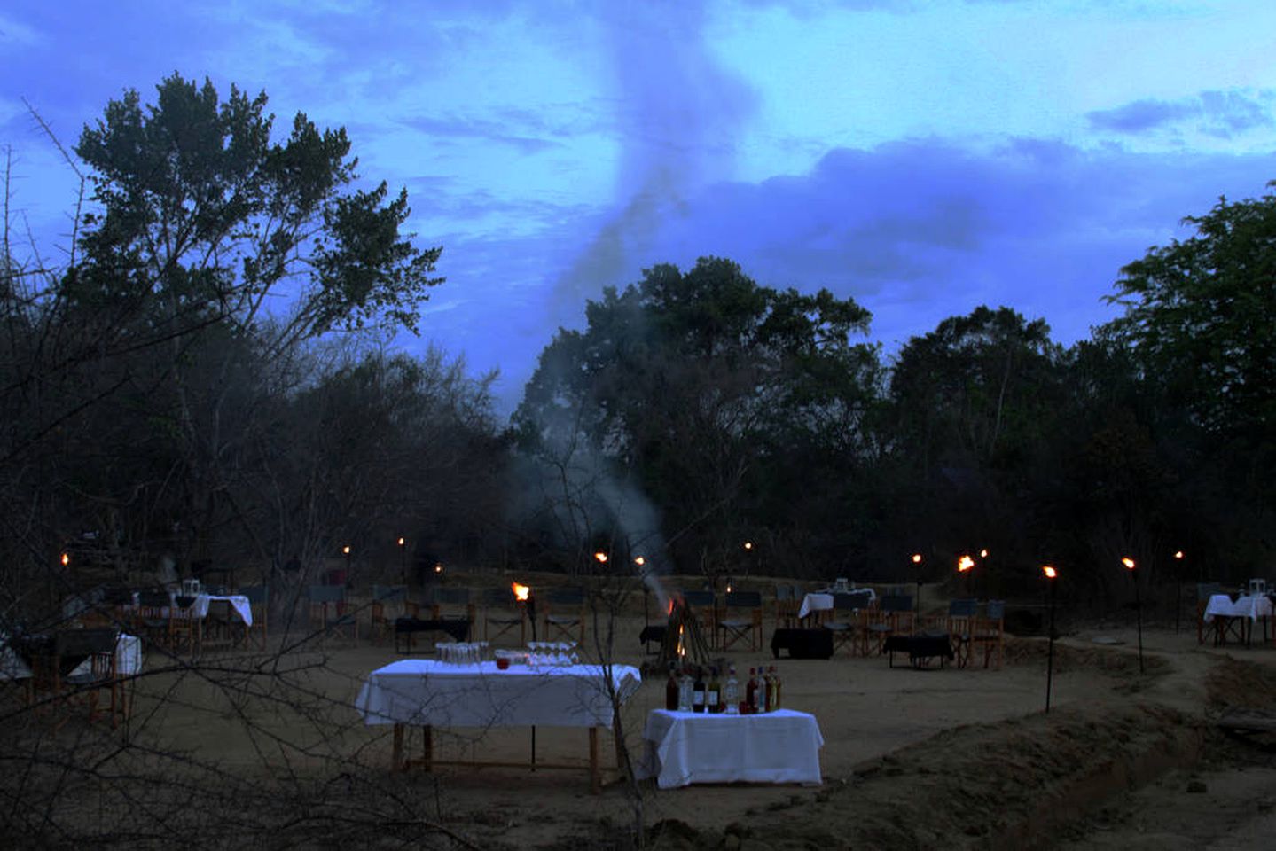 Safari Tent with Lush Forest Views In Yala National Park, Sri Lanka