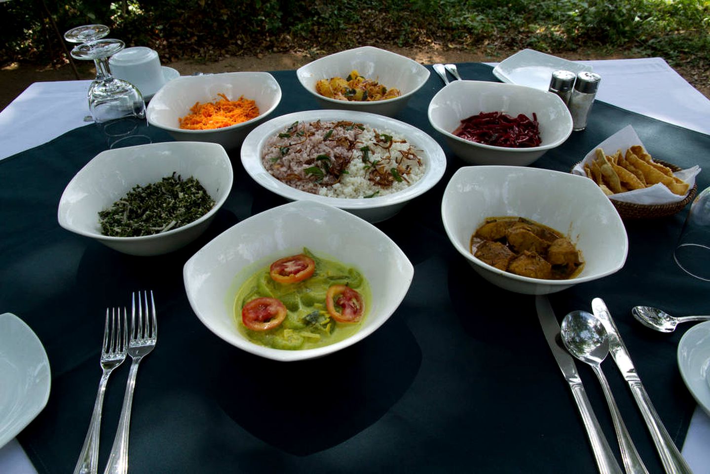 Safari Tent with Lush Forest Views In Yala National Park, Sri Lanka