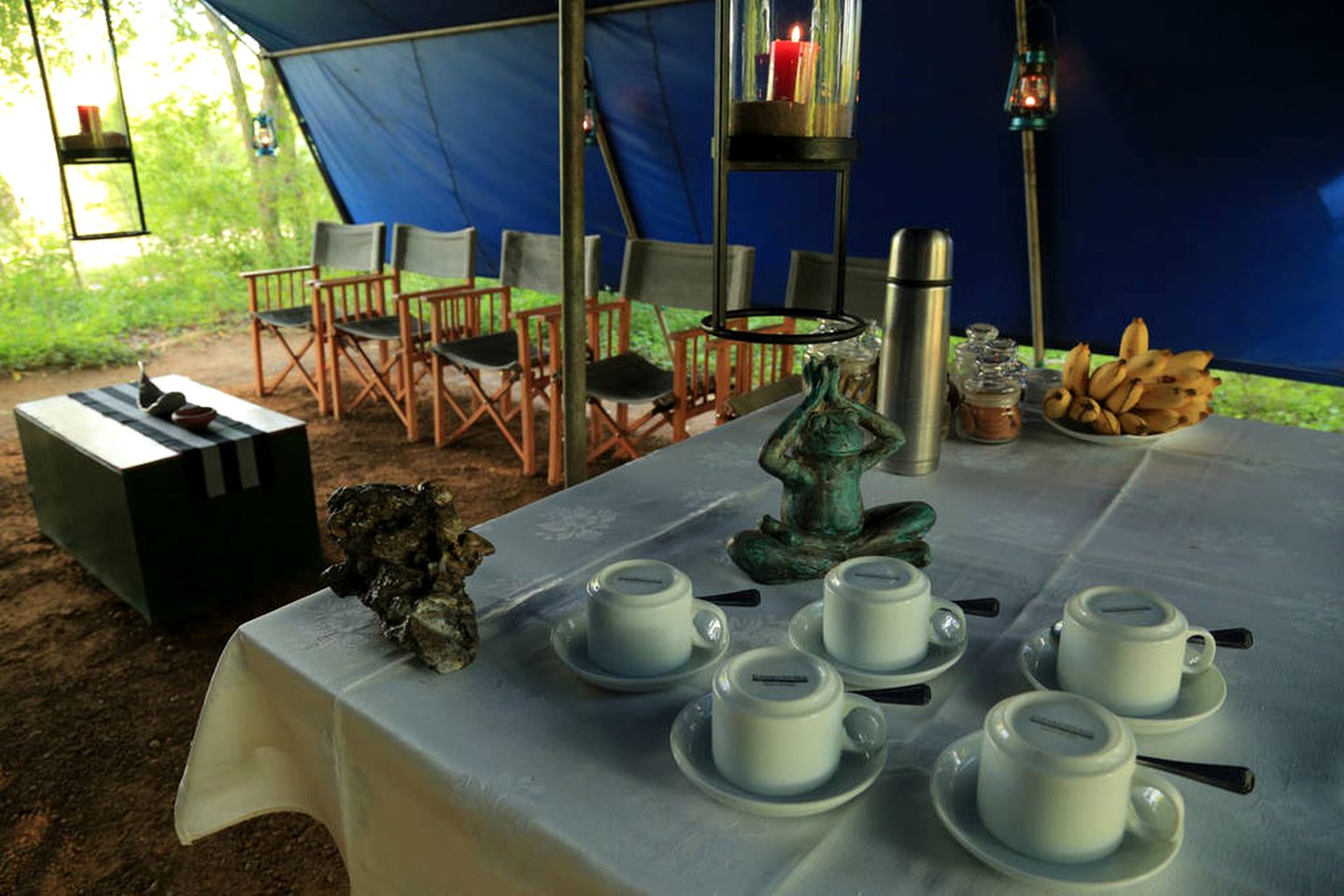 Spacious Safari Tent for a Rainforest Vacation in Ratnapura, Sri Lanka