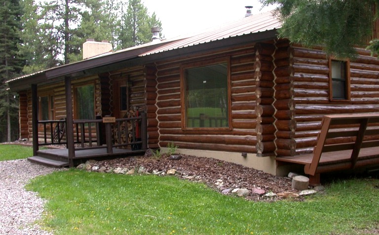 Log Cabin Near Lake Seeley Montana