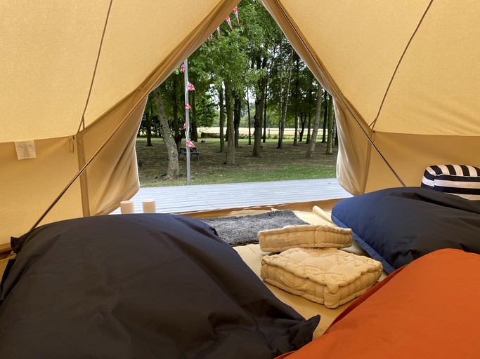 Bell tents (United Kingdom, Halstead, England)