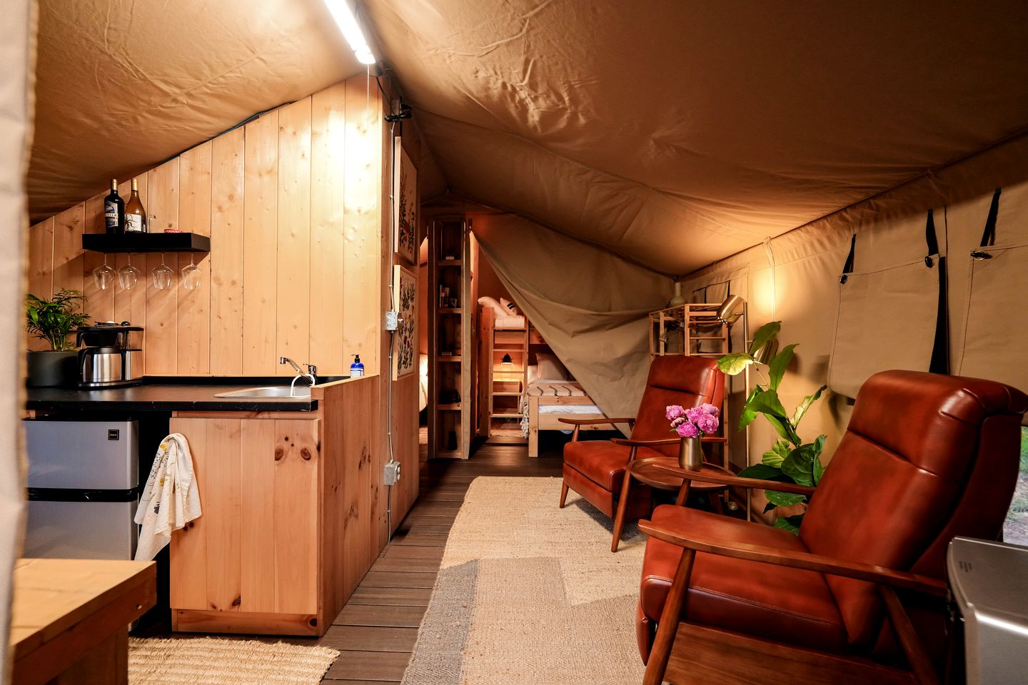 Incredible Safari Tent with Fire Pit in San Saba, Texas