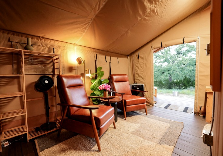 Safari Tents (United States of America, Lometa, Texas)