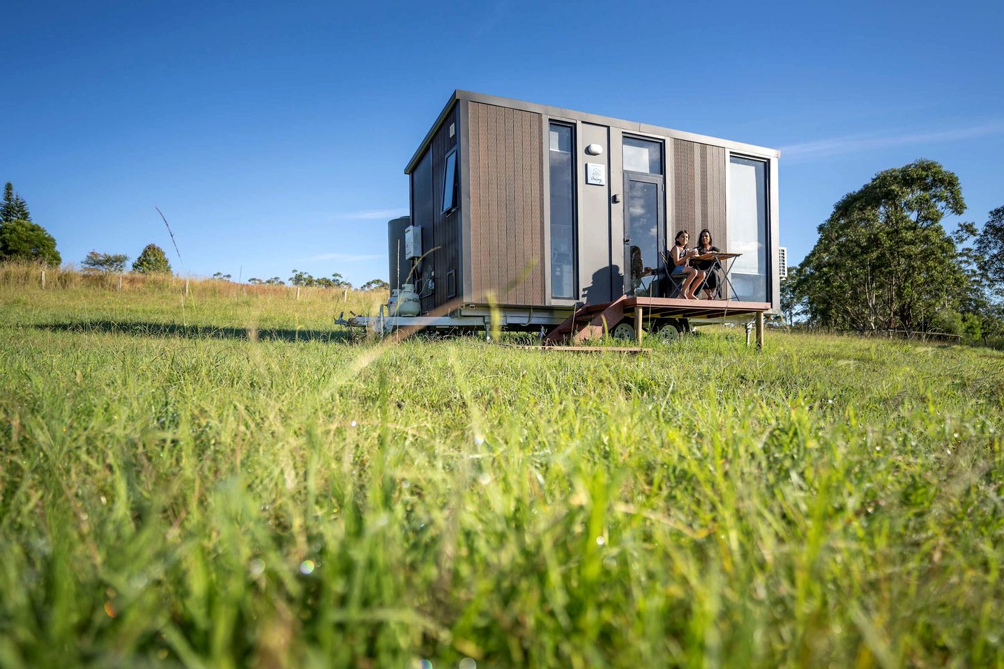 Tranquil Tiny House Retreat with Mountain Views near Bulahdelah, Barrington Coast NSW