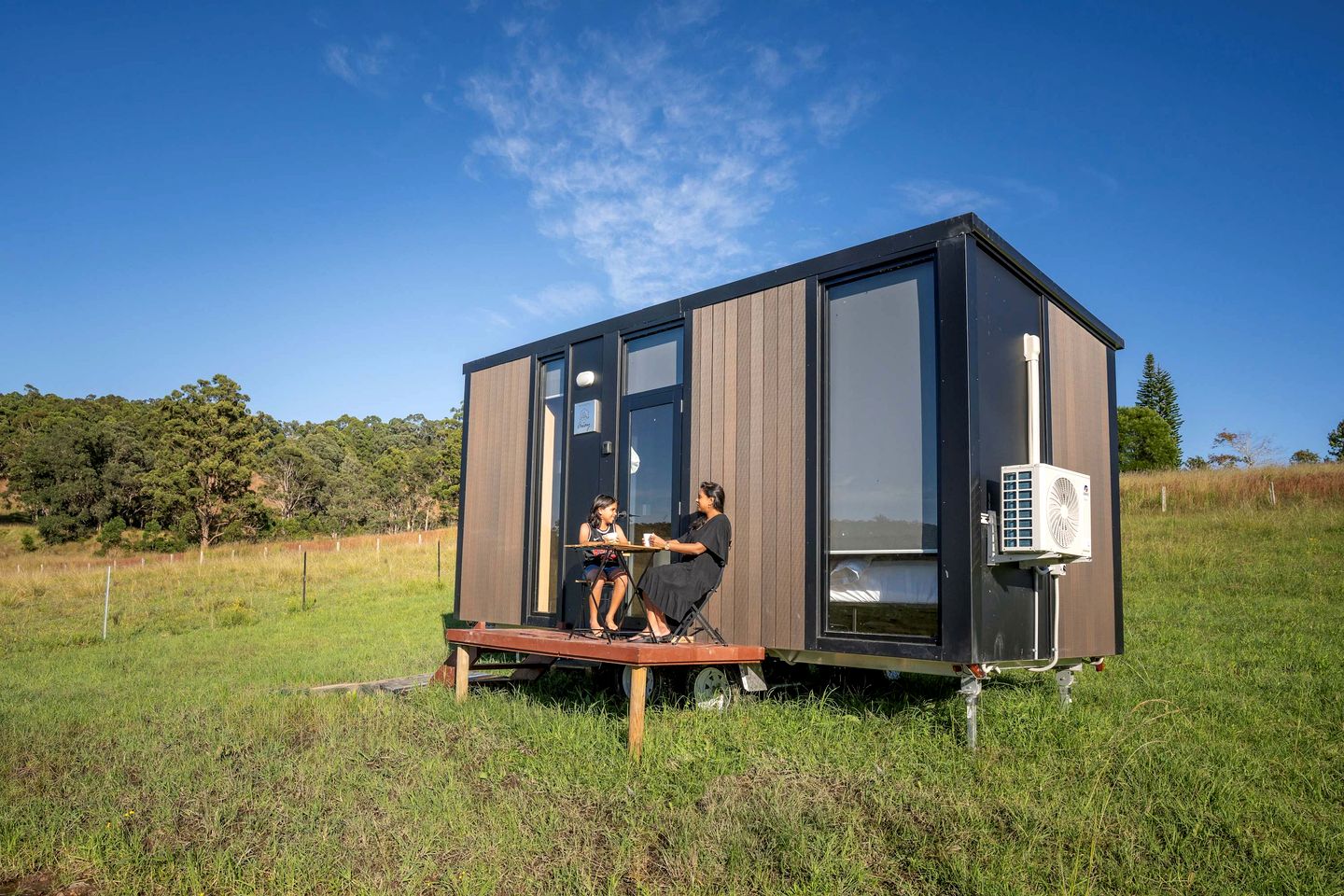 Tranquil Tiny House Retreat with Mountain Views near Bulahdelah, Barrington Coast NSW