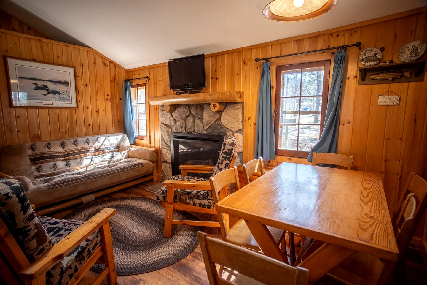 Spacious Northwoods Cabin with Vaulted Ceilings & Stone Fireplace Near Babbitt, Minnesota