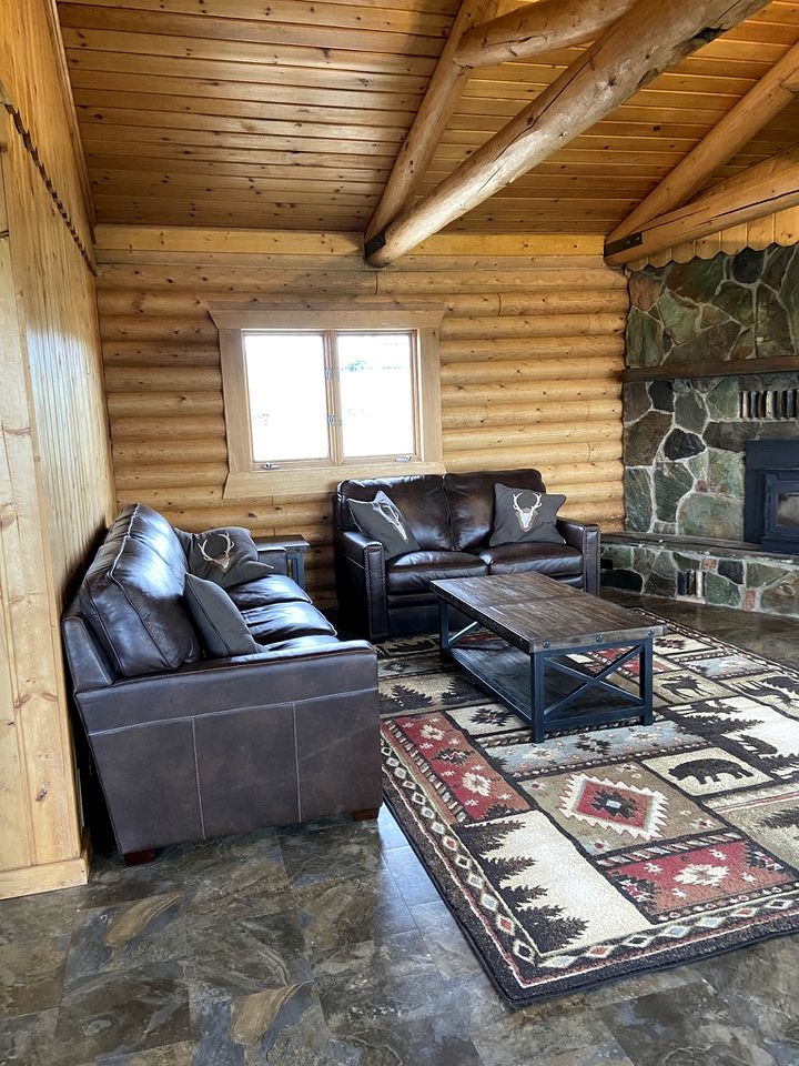 Scenic Vacation Home with Wrap-Around Deck Overlooking Ennis Lake near McAllister, Montana