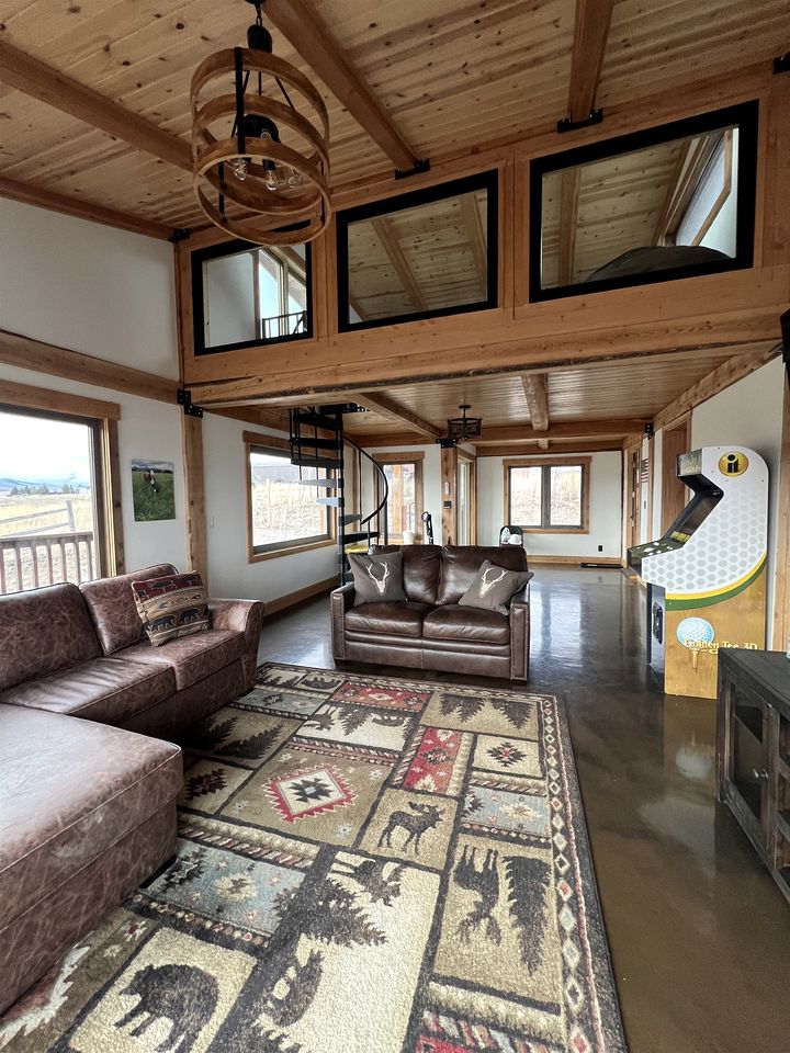 Scenic Vacation Home with Wrap-Around Deck Overlooking Ennis Lake near McAllister, Montana