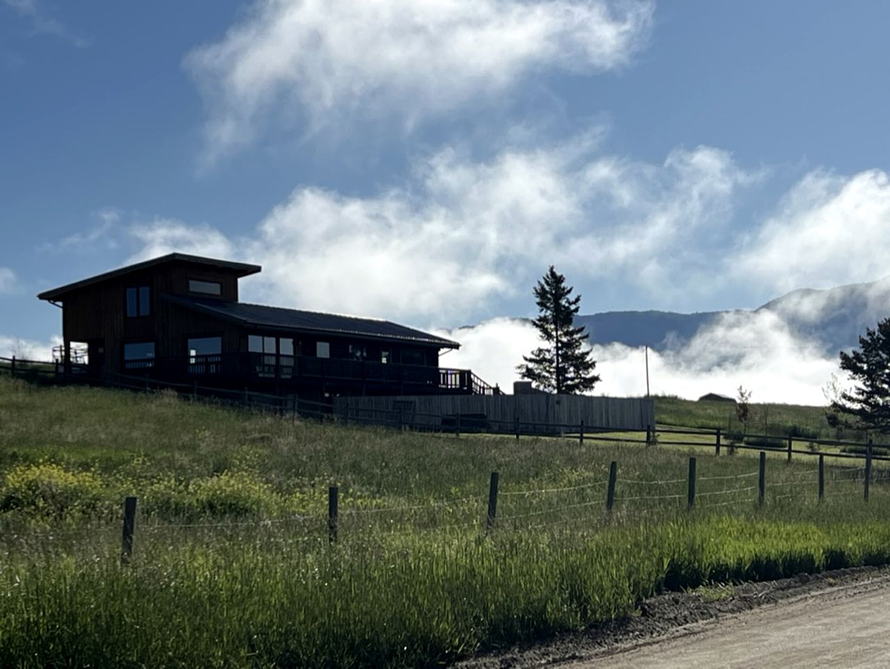 Scenic Vacation Home with Wrap-Around Deck Overlooking Ennis Lake near McAllister, Montana