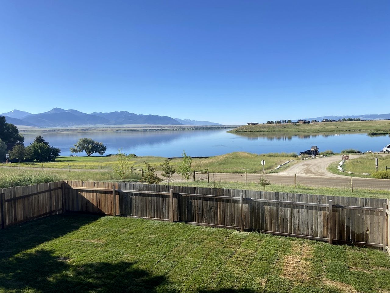 Scenic Vacation Home with Wrap-Around Deck Overlooking Ennis Lake near McAllister, Montana