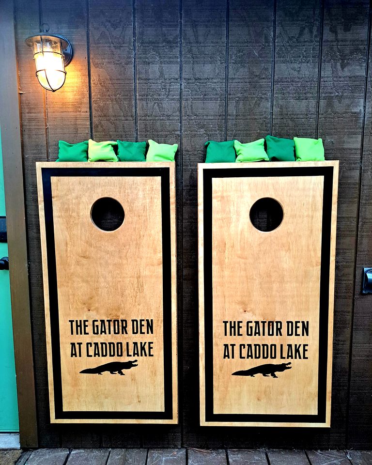 The Gator Den at Caddo Lake in Karnack, Texas