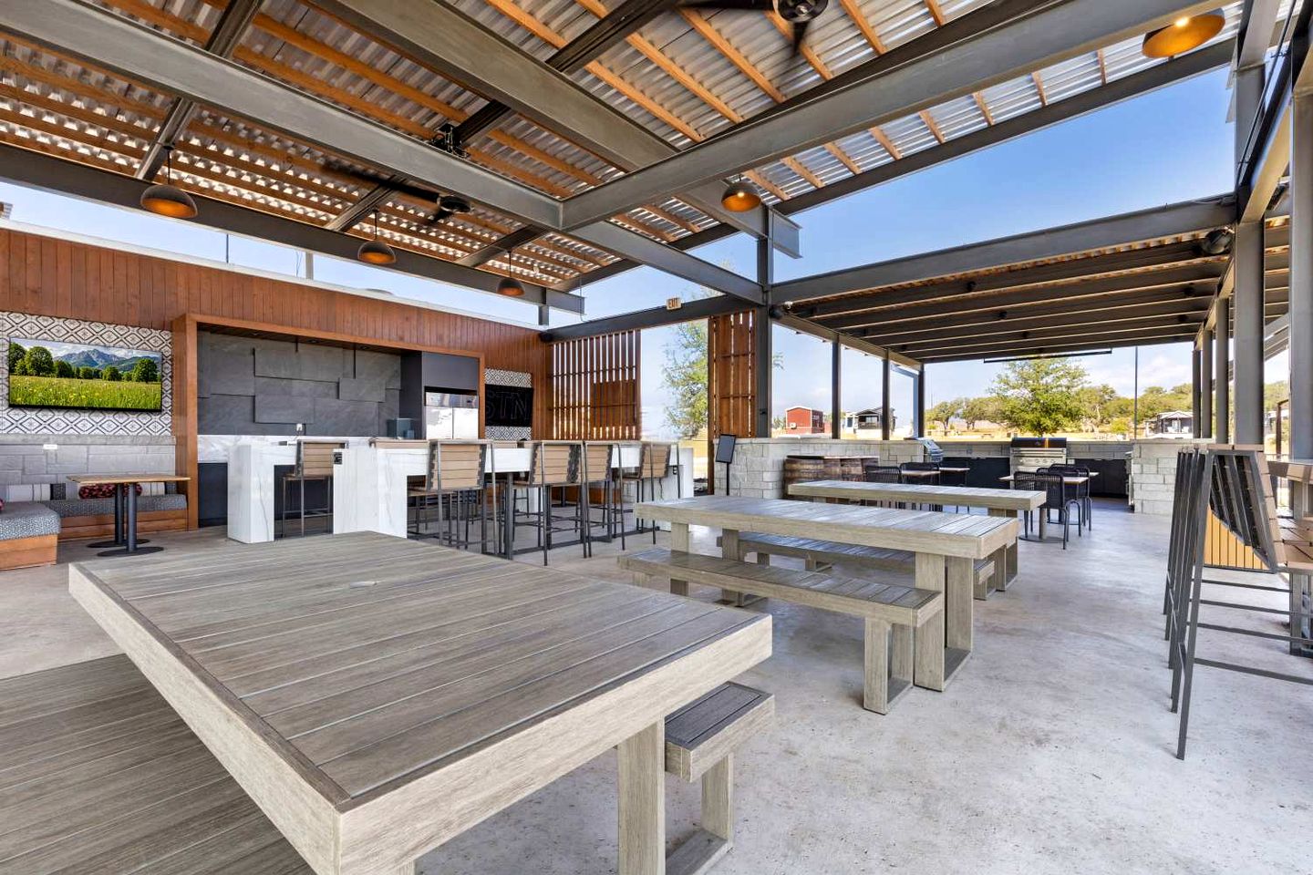 Charming and Spacious Tiny Home Escape with Resort-Style Pool and Hill Country Views Near Fredericksburg, TX