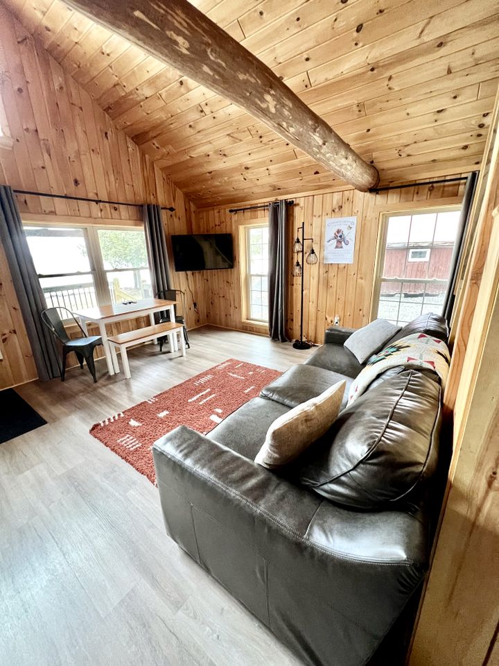 Charming Lakefront Cabin with Beach Access, Firepit & Kayaks in Burnham, Maine