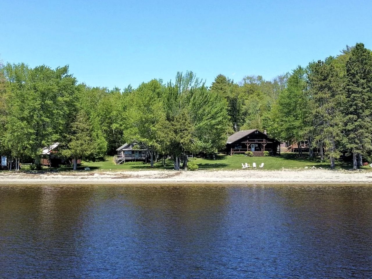 Charming Lakefront Cabin with Beach Access, Firepit & Kayaks in Burnham, Maine