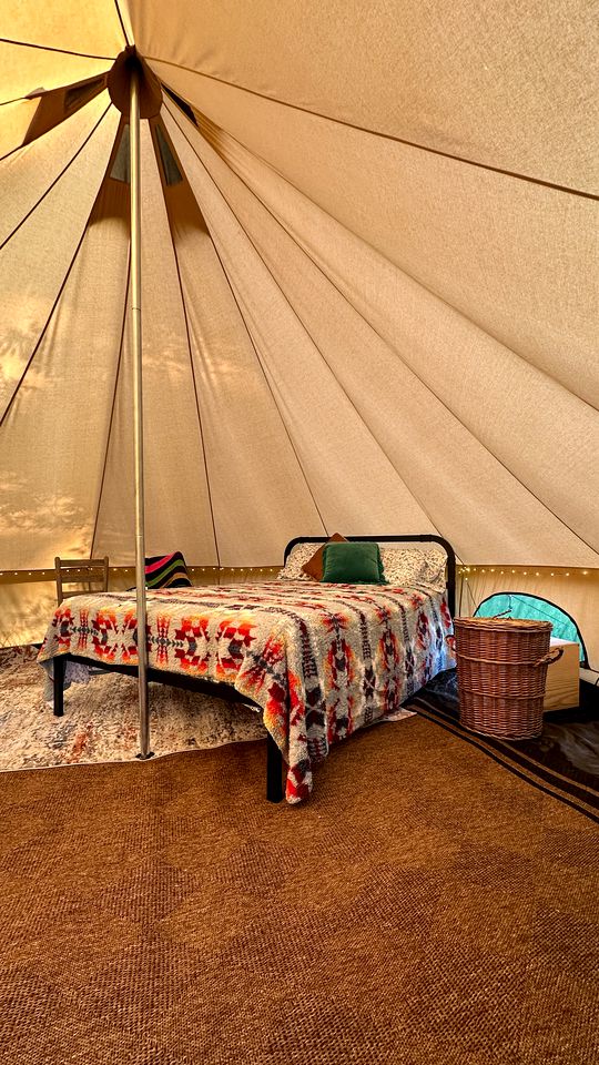 Texas Serenity: Rediscover Connection in a Bell Tent Under the Stars