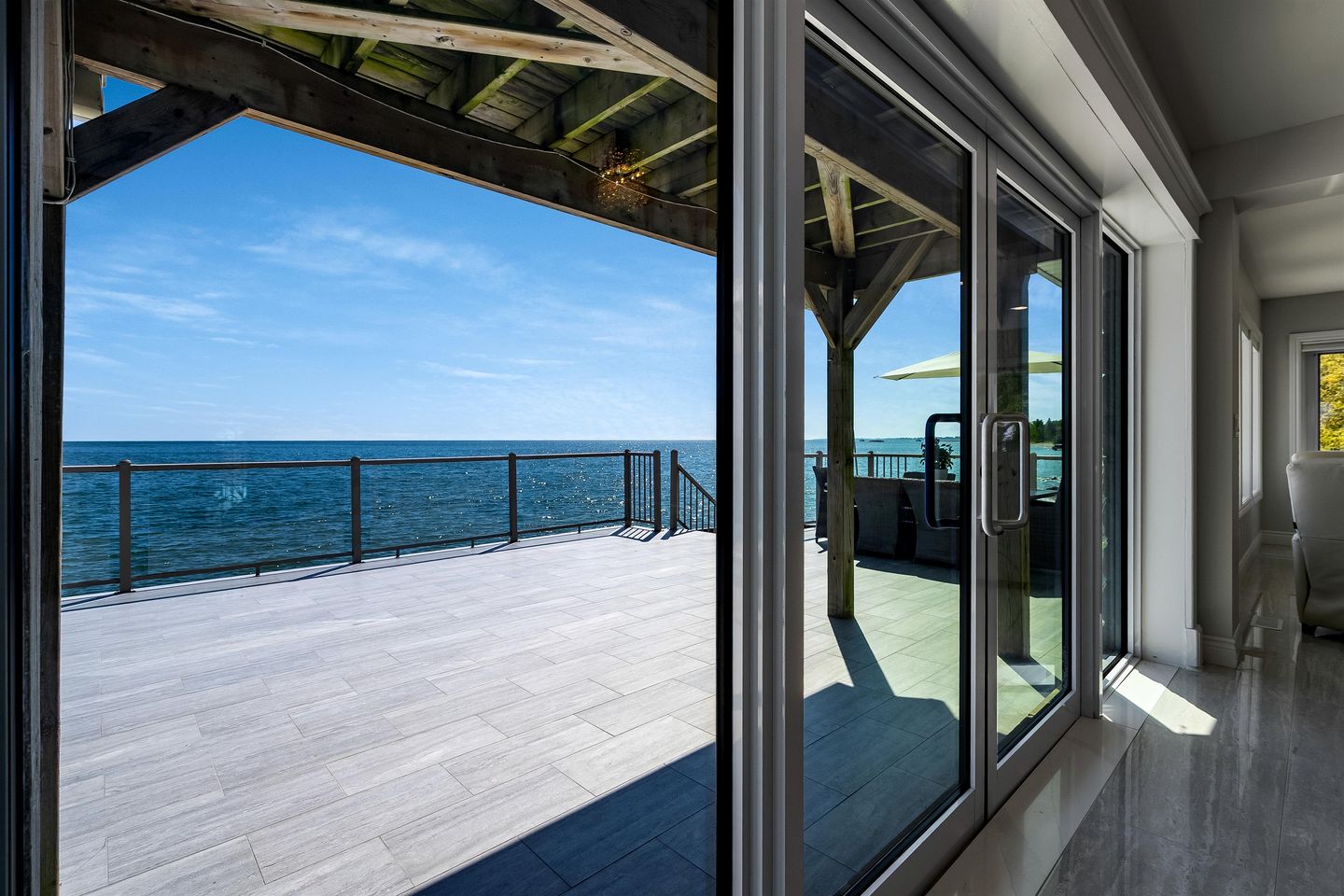 Luxury Waterfront Estate with Beach Access and Expansive Grounds in Ontario, Canada