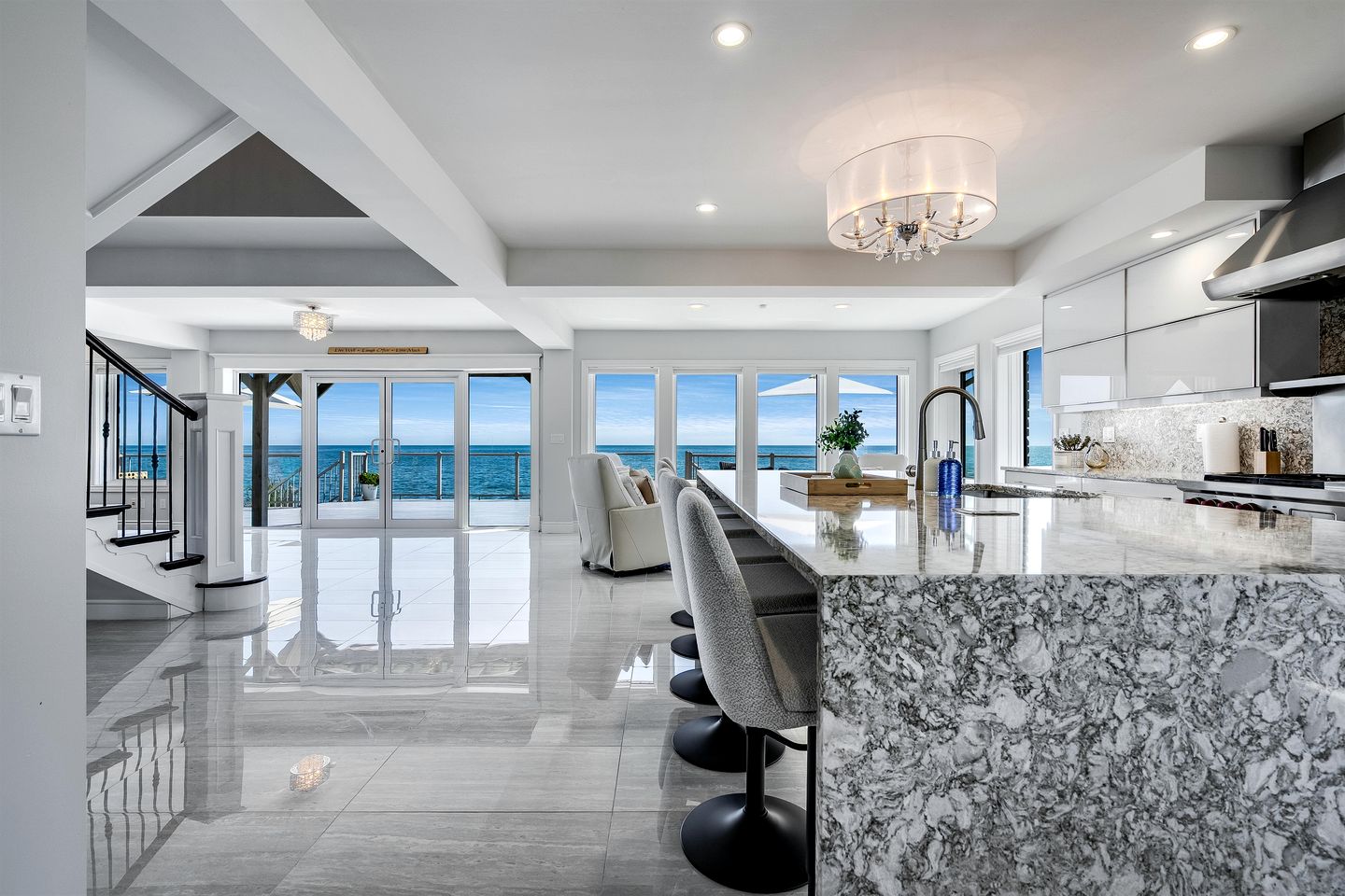 Luxury Waterfront Estate with Beach Access and Expansive Grounds in Ontario, Canada