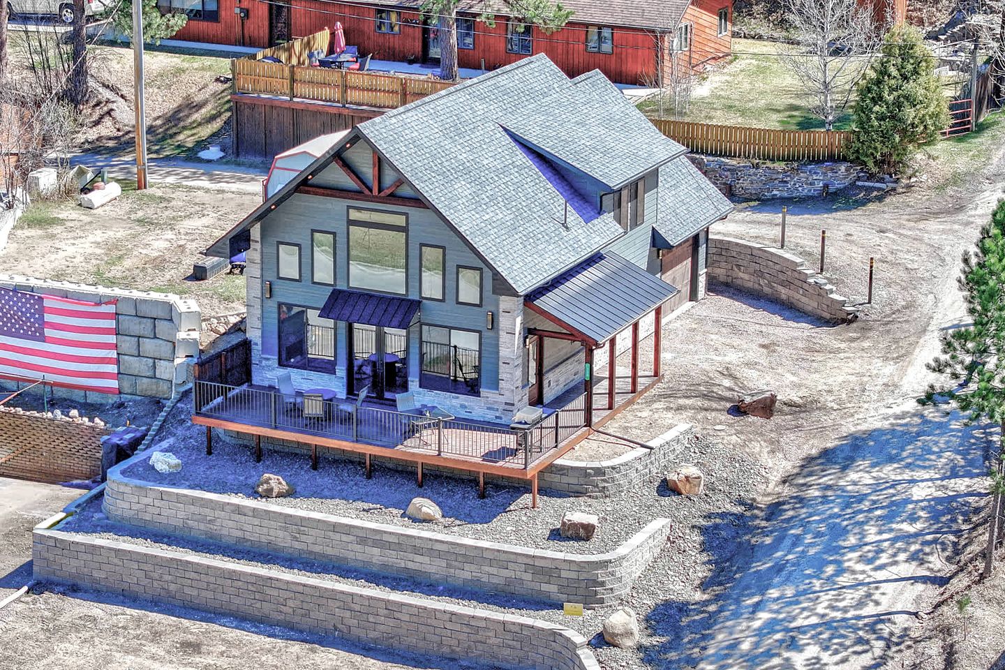 Luxury Black Hills Chalet with Hot Tub Near Mount Rushmore, Keystone SD