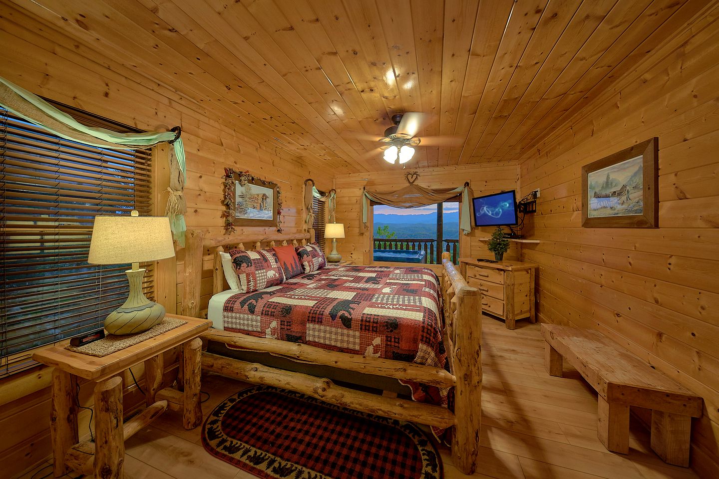 Stunning Vacation Rental in Sevierville with Private Hot Tub and Games Room, and Amazing Mountain Views