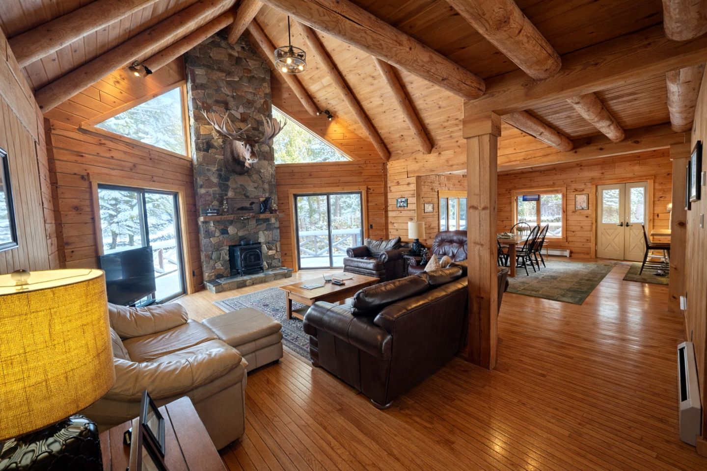 Scenic Lakefront Retreat with Firepit & Sunset Views in Greenville, Maine