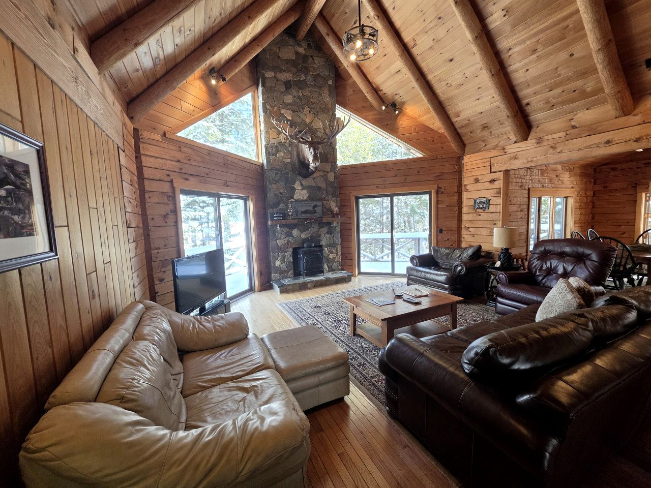 Scenic Lakefront Retreat with Firepit & Sunset Views in Greenville, Maine