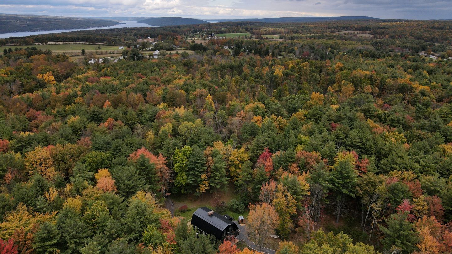 Incredible Secluded Cabin with Barrel Sauna, Fire Pit and Deck for an Unforgettable Getaway in the Finger Lakes in New York