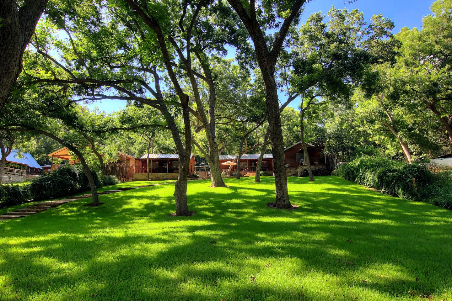 Rustic Riverfront Cabins on the Guadalupe River in New Braunfels, Texas