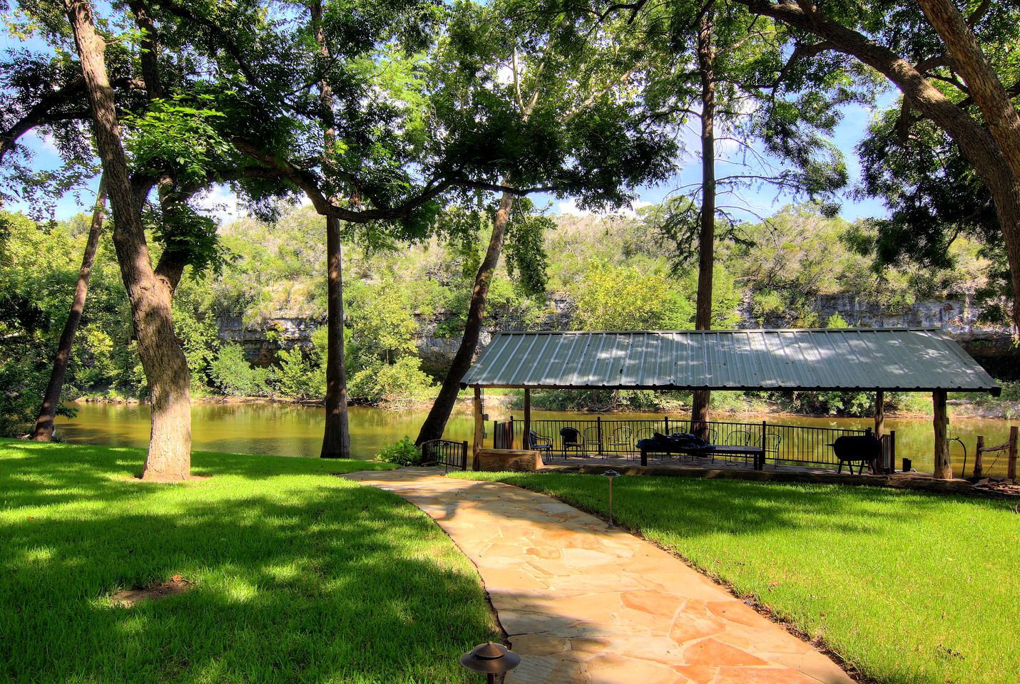 Rustic Riverfront Cabins on the Guadalupe River in New Braunfels, Texas