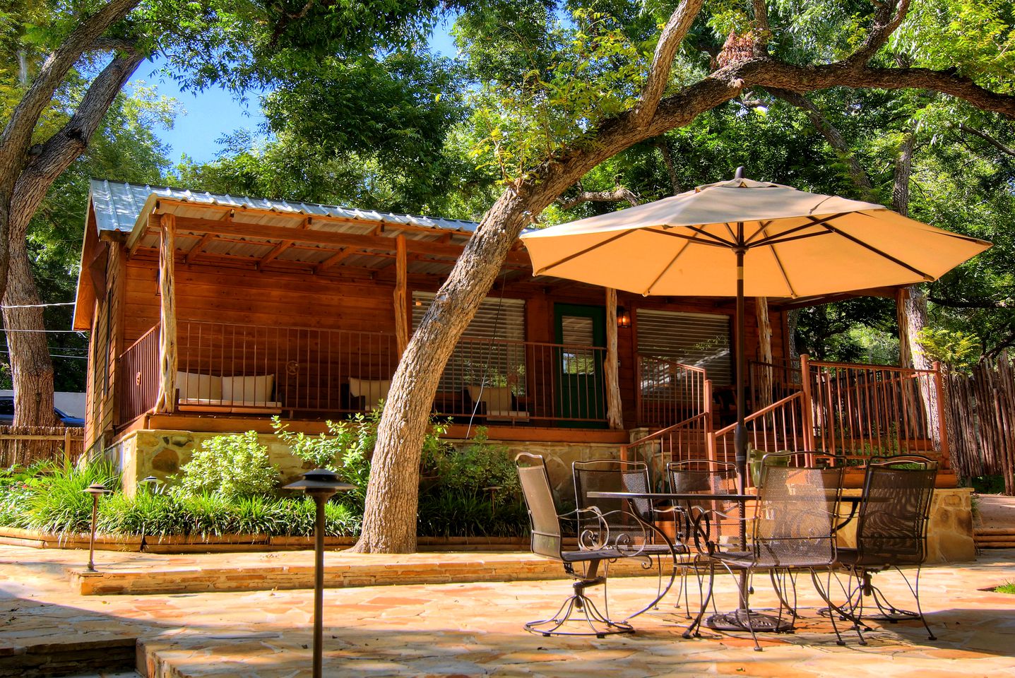Rustic Riverfront Cabins on the Guadalupe River in New Braunfels, Texas