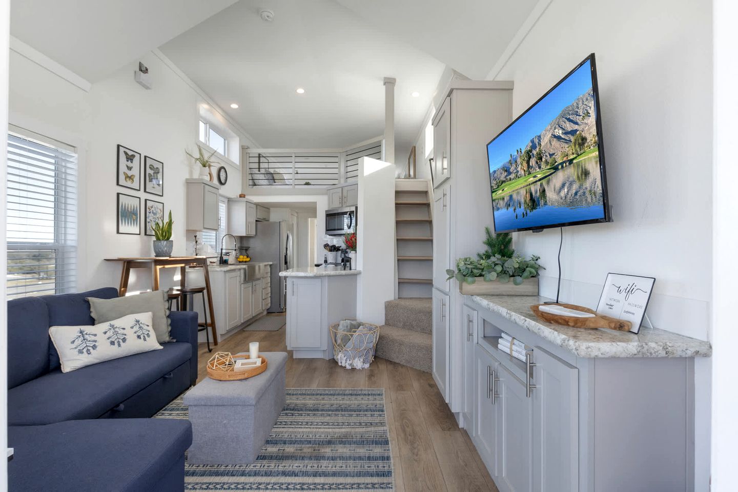 Modern and Inviting Tiny Home Retreat with Resort-Style Pool and Amenities Near Fredericksburg, TX