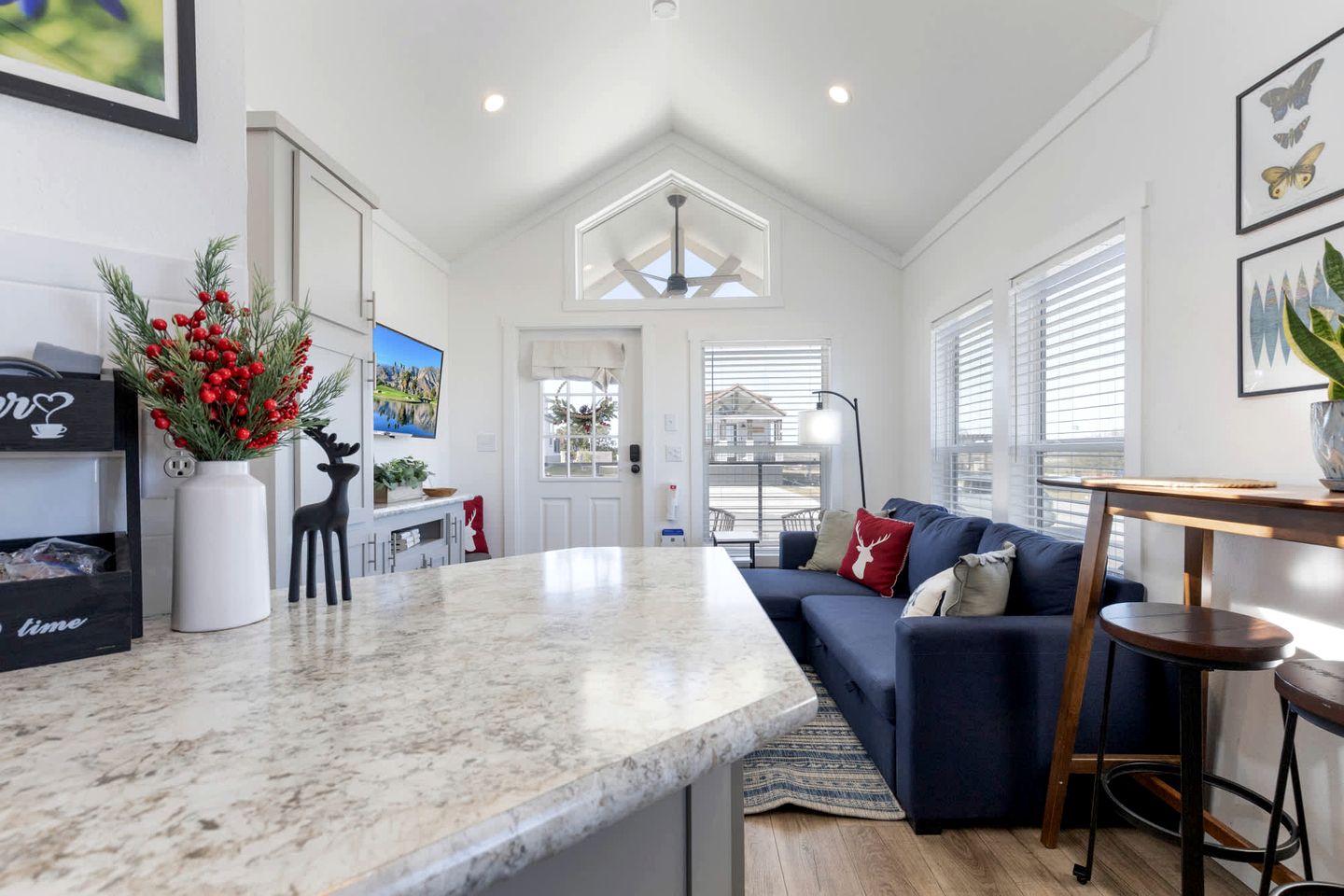 Modern and Inviting Tiny Home Retreat with Resort-Style Pool and Amenities Near Fredericksburg, TX