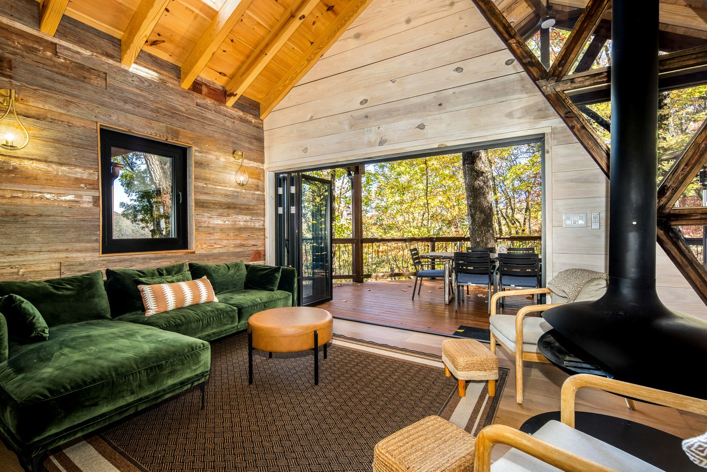 Secluded Adventure Treehouse with Net Loft & Swaying Bridge Near Highlands, NC