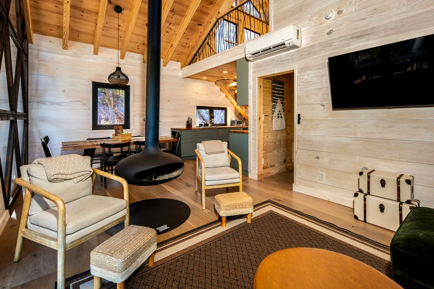 Secluded Adventure Treehouse with Net Loft & Swaying Bridge Near Highlands, NC