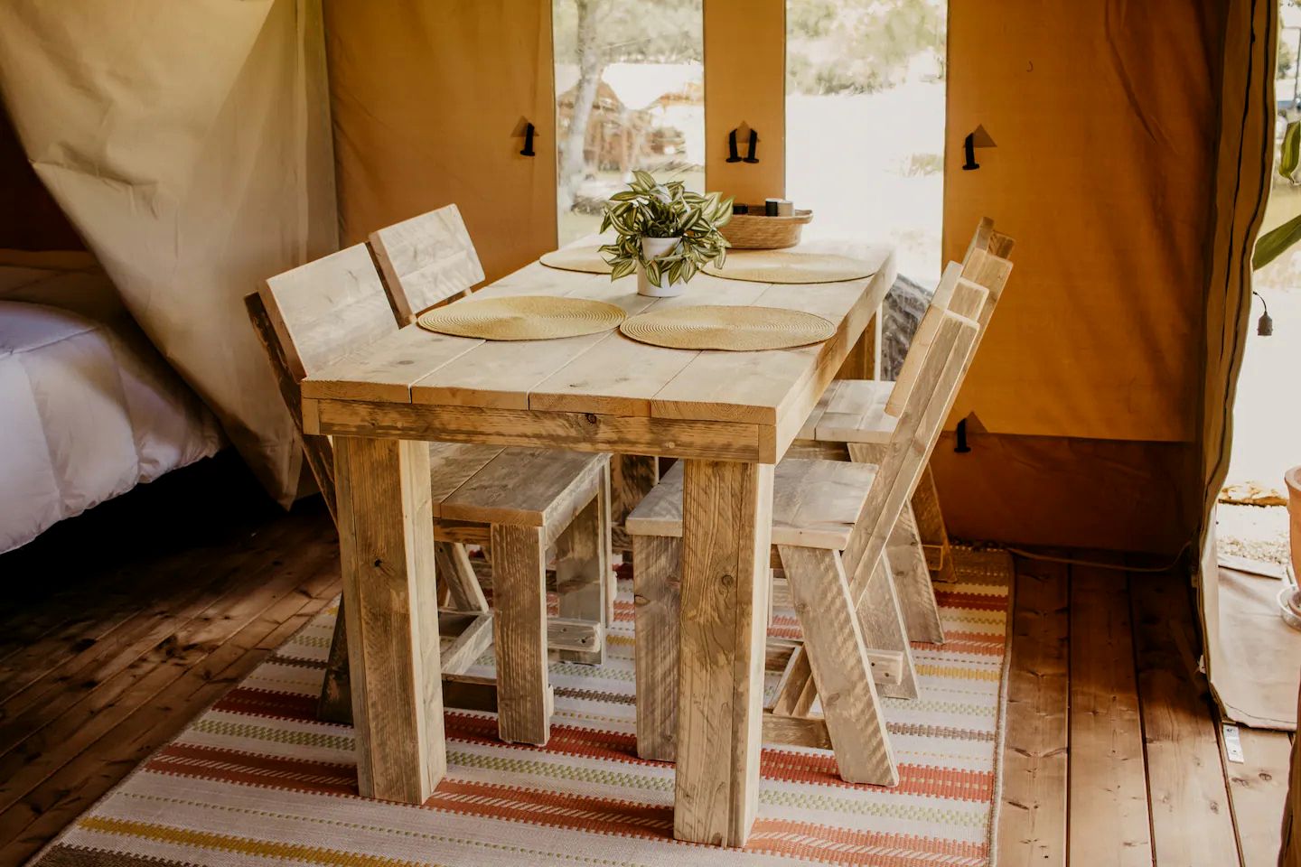 Beautiful Safari Tent Perfect for Couples in Erwin, Tennessee