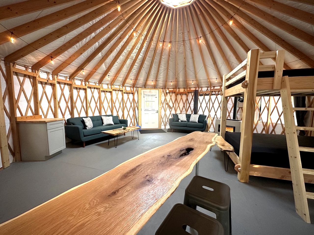 Amazing Maine Nature Escape: Comfortable Pet-Friendly Yurt near Bethel Perfect for a Romantic Glamping Getaway