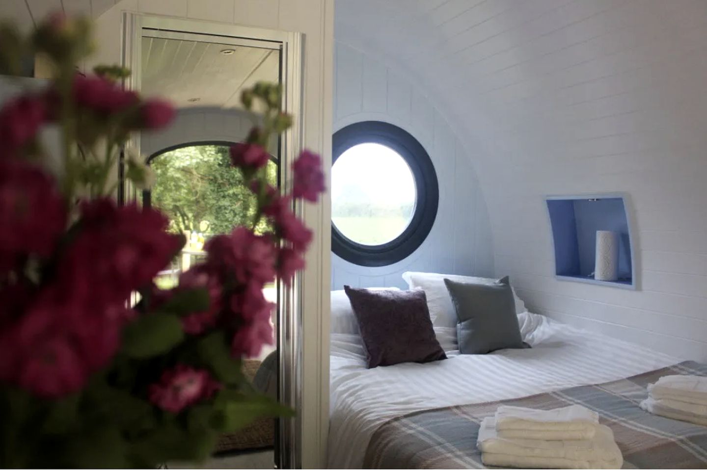 Glamorous Getaway in Wales: Indulge in Luxury Under Open Skies in this Charming Pod