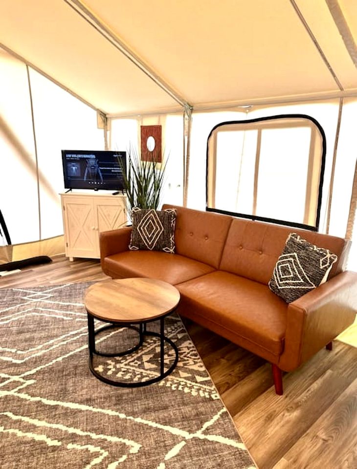 Idyllic Safari Tent Lovely for a Romantic Escape in Kentucky
