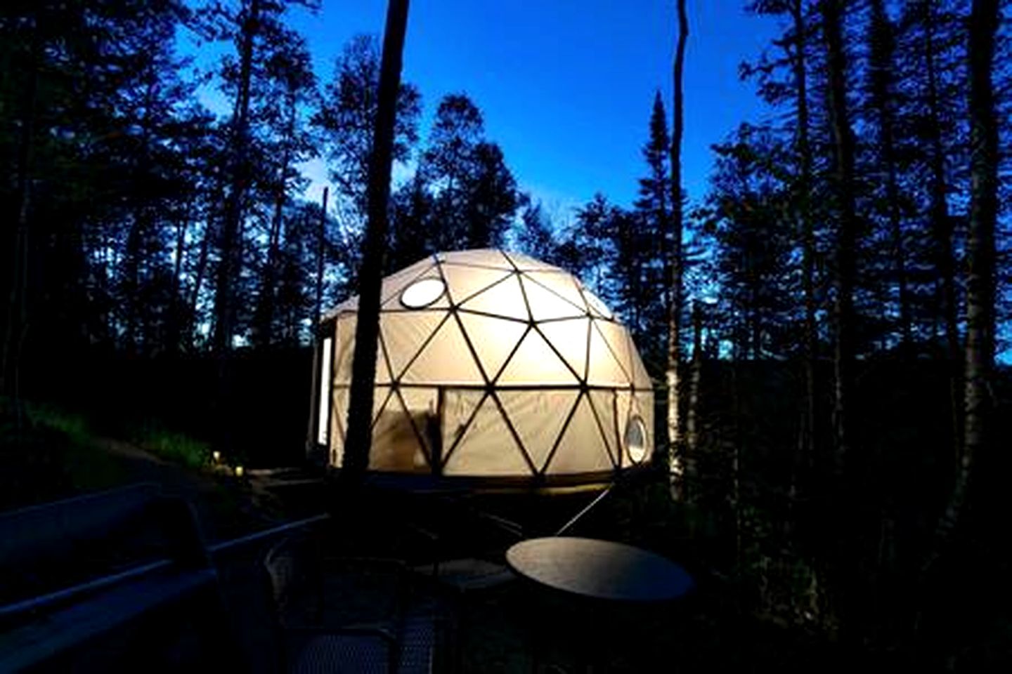 Unforgettable Dome with Fire Pit and Forest Views in West Cook, Minnesota