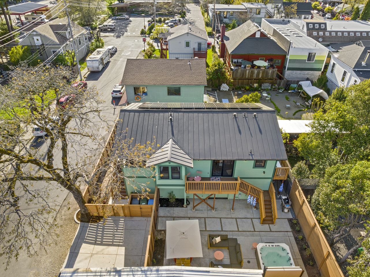 Cottages (United States of America, Guerneville, California)