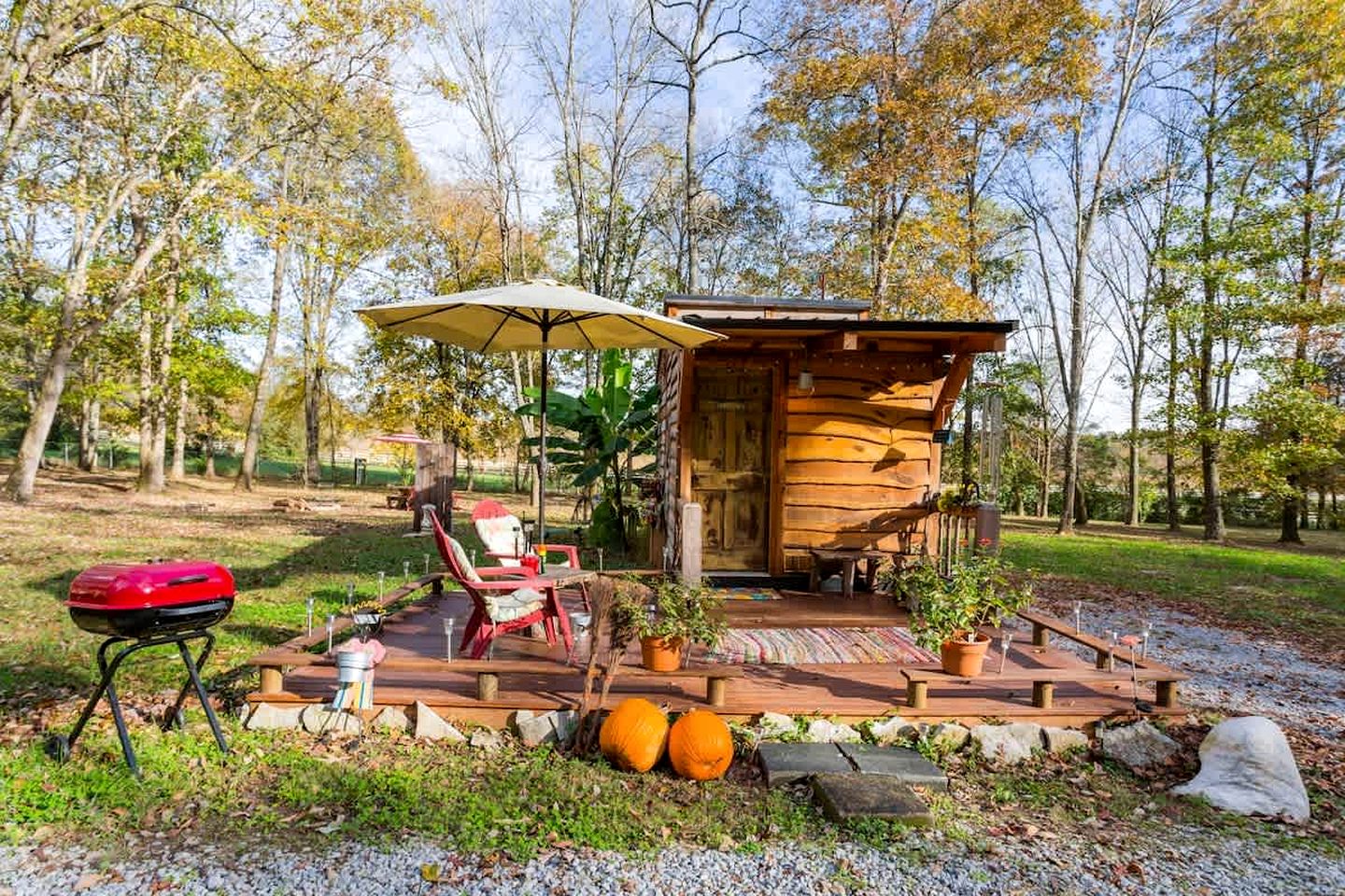 Hillbilly Chic Tiny House Near Nashville with WiFi, Kitchenette, Fire Pit & Trails