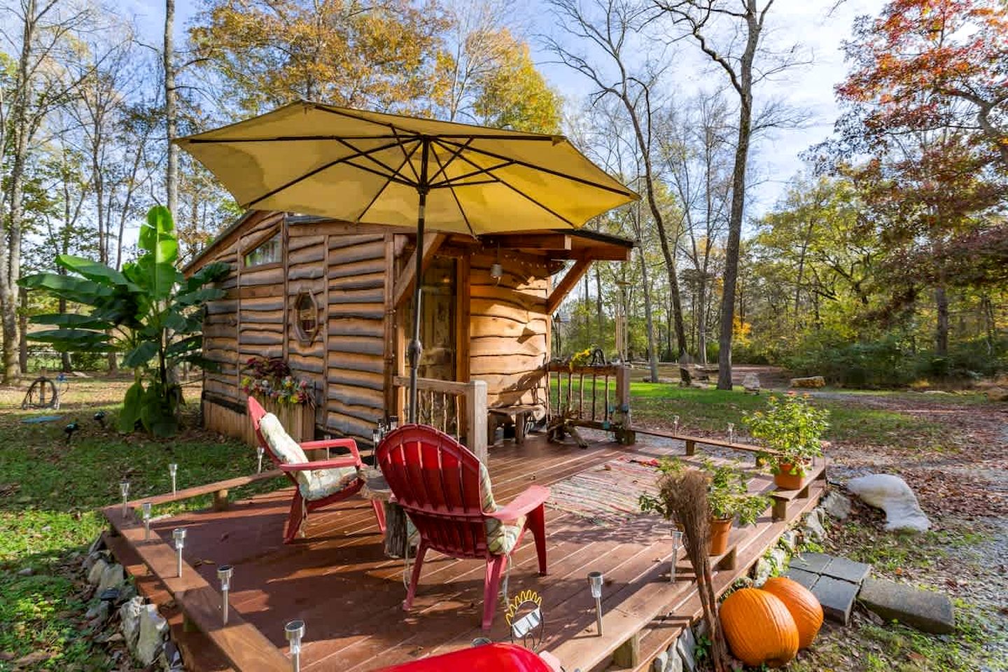 Hillbilly Chic Tiny House Near Nashville with WiFi, Kitchenette, Fire Pit & Trails