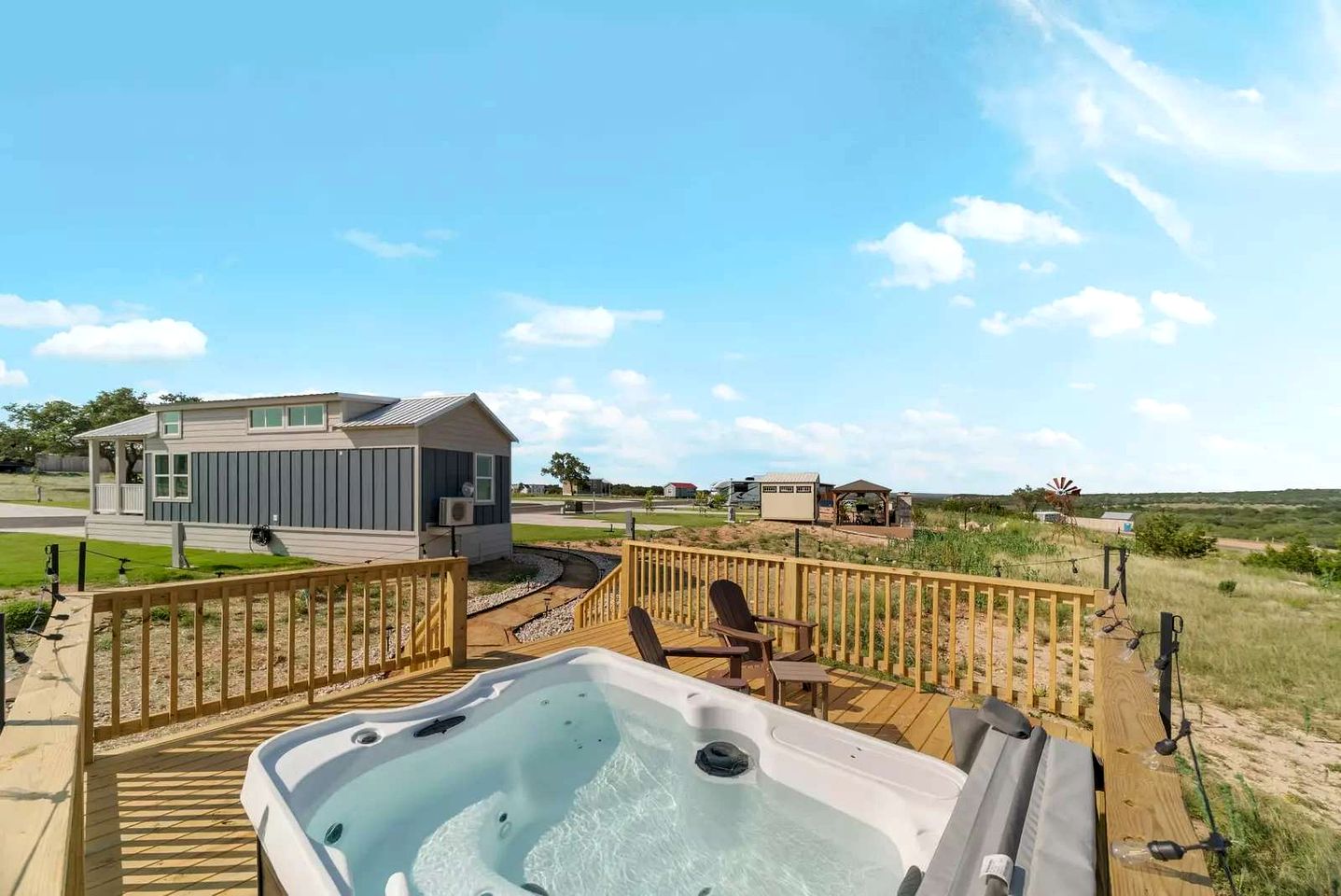 Elegant Tiny Home Retreat with Resort Amenities Near Fredericksburg, TX