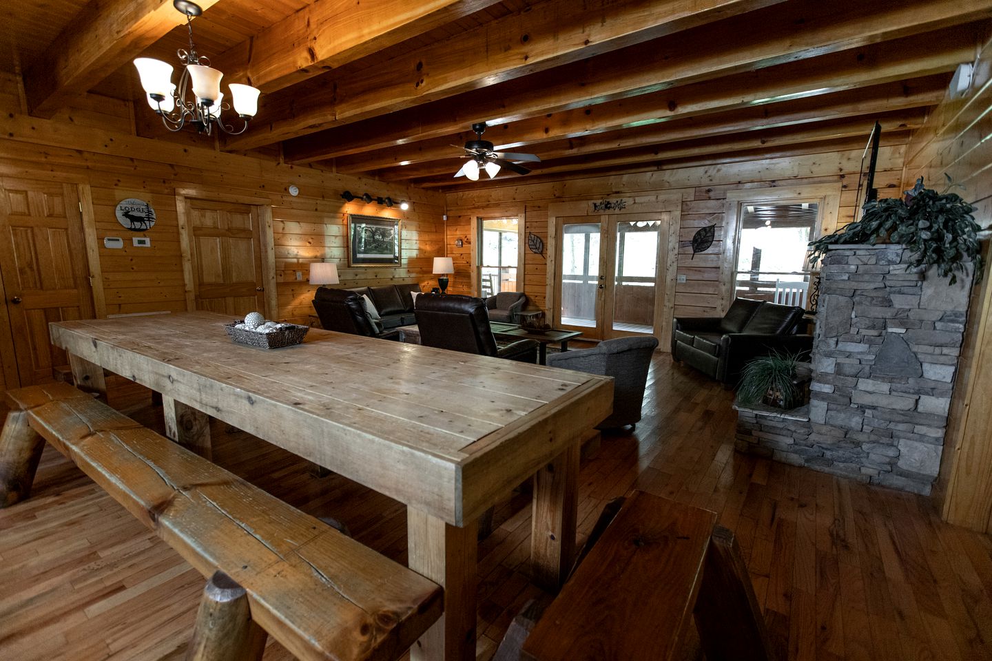 Spacious Great Smoky Mountains Cabin Rental on one of the Best Tennessee Family Resorts