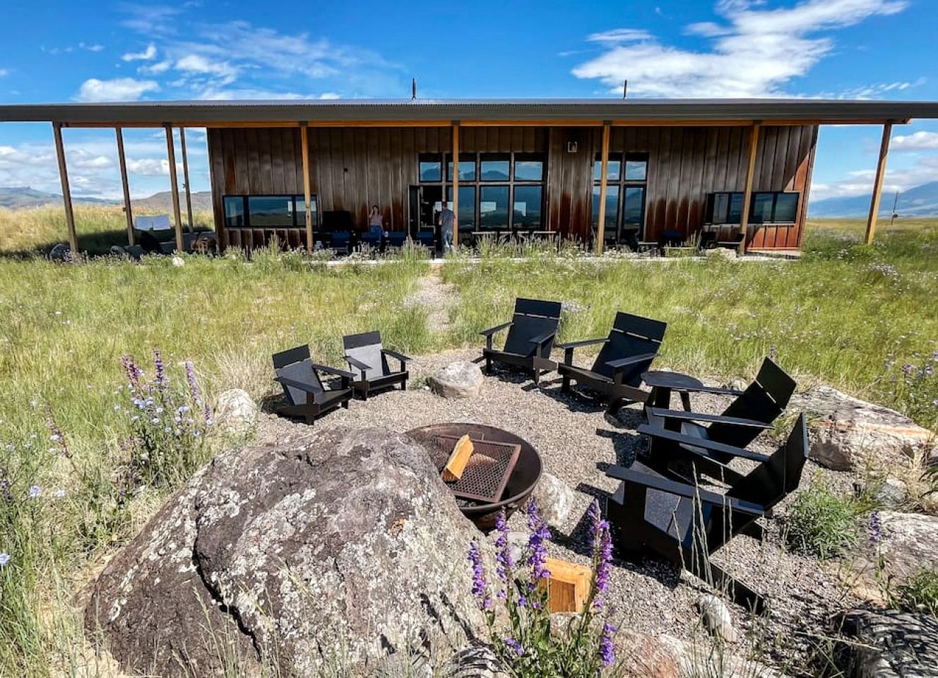 Gorgeous Vacation Rental Placed in a Secluded Area and Fire Pit Provided Near Livingston, Montana