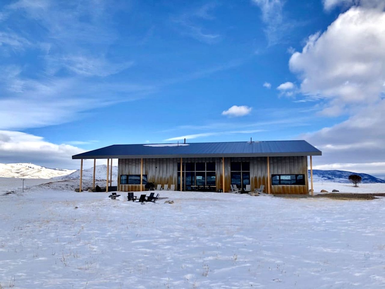 Gorgeous Vacation Rental Placed in a Secluded Area and Fire Pit Provided Near Livingston, Montana