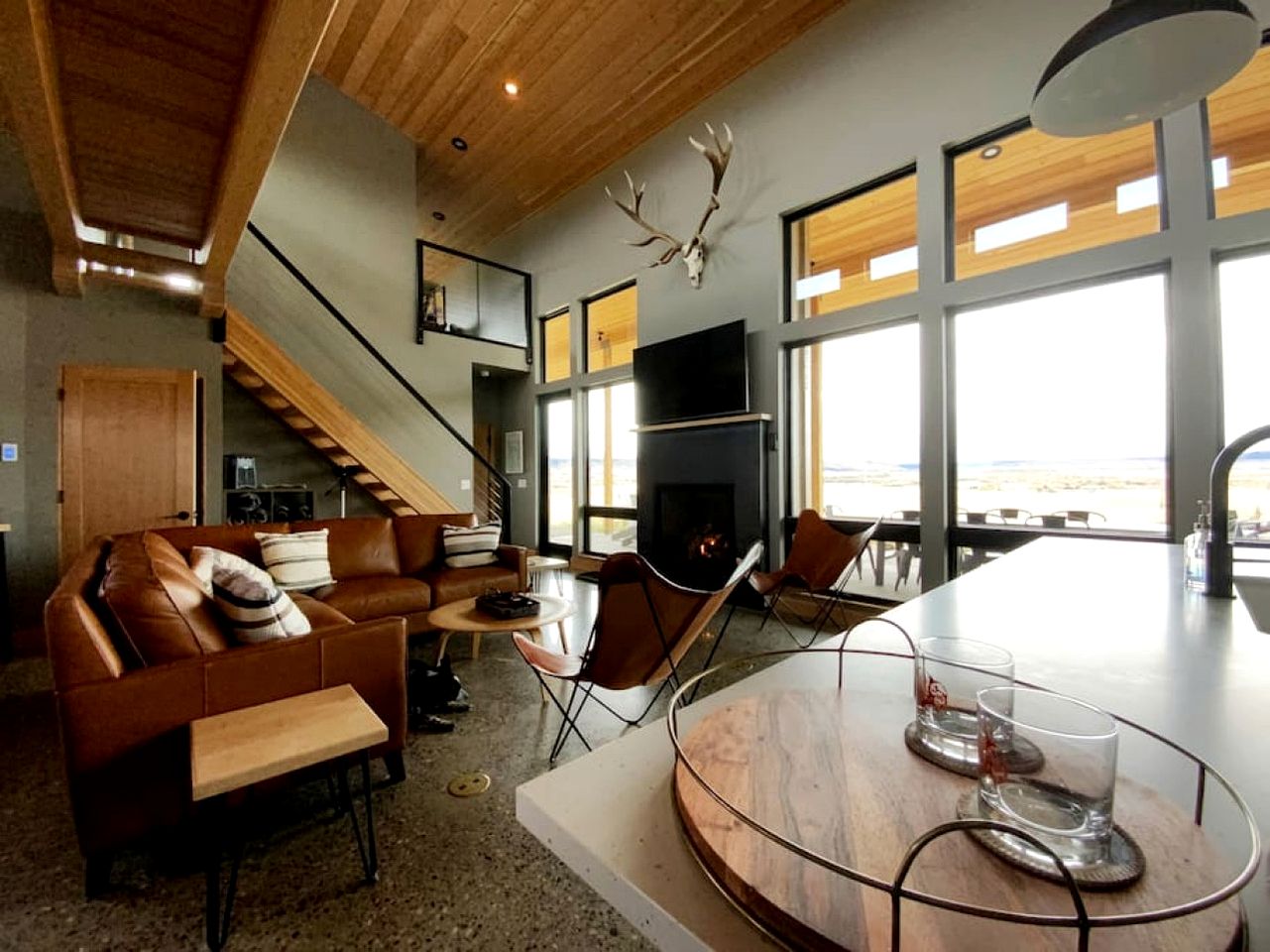 Gorgeous Vacation Rental Placed in a Secluded Area and Fire Pit Provided Near Livingston, Montana