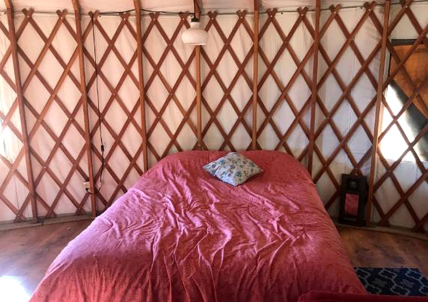 Secluded Hilltop Yurt Rental Situated near Ferndale, California